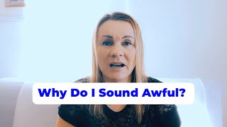 Why do I sound awful  Sarah TeachTheWorldEnglish [upl. by Yud]