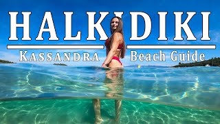 HALKIDIKI GREECE Kassandra Beach Guide  Sani Beach Kriopigi Beach Possidi Cape Golden Beach [upl. by Yblehs112]