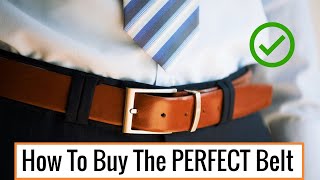 How To ChooseBuy The PERFECT Belt Belt Size Belt Type Belt Matching  Just Mens Fashion [upl. by Nodaj712]