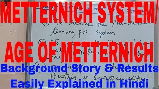 Metternich SystemAge of MetternichMetternich yug kya haiWhat is Metternich SystemMetternich [upl. by Judus]