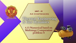 415 Problem 4 based on Multistage Compression  ME601 [upl. by Jessika759]