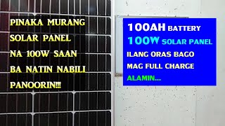 PAANO ANG TAMANG PAG FULL CHARGE SA BATTERY SA SOLAR PANEL [upl. by Eybbob]