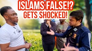 Atheist Shocked at Muslim Mansur Vs Atheist  Speakers Corner  Hyde Park [upl. by Olenka]