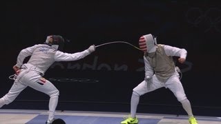 Germany win Bronze in Mens Fencing Team Foil  London 2012 Olympics [upl. by Steere]