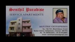 Serviced Apartments Senthil Paradise chennai [upl. by Selma]