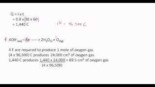 CSEC Chemistry  Electrolysis Calculations [upl. by Giverin777]