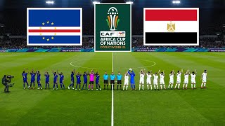 Cape Verde vs Egypt ● Africa Cup of Nations 2023  22 January 2024 Gameplay [upl. by Selym]