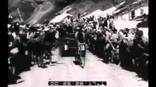 Fausto Coppi domina nelle tappe alpine del Giro di Francia [upl. by Haslam]