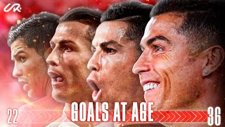 Cristiano Ronaldos Incredible Goals at Every Age—What He Did at 22 and 35 Will Shock You [upl. by Irodim942]