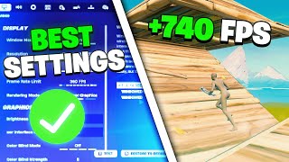 How to get GOOD FPS and NO DELAY in FORTNITE✅ 740FPS [upl. by Irrac]