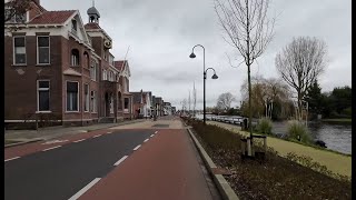 Cycling from Gouda to the nearby village Reeuwijk [upl. by Lemahs272]