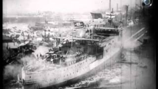 Launch of HMS Albion at Blackwall 1898 [upl. by Sauncho546]