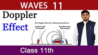 Doppler Effect  Cases and its Applications  Waves  Chapter 8 Physics Class 11 By Mubashar Ahmad [upl. by Bland]