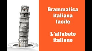 Grammatica italiana  Lalfabeto italiano [upl. by Anilys]