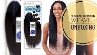 ✌ Organique Mastermix Weave  ORGANIQUE BLOWOUT STRAIGHT 4PCS UNBOXING✌ [upl. by Rimhsak]