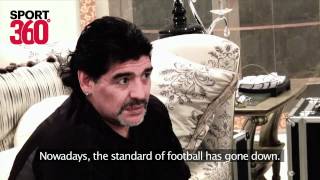 Diego Maradona on the Best Team Evermp4 [upl. by Irv]