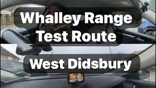 Mock Test  Whalley Range Test Route West Didsbury Test Centre ADT [upl. by Andaira]