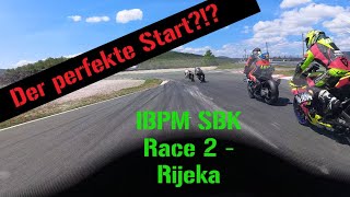 Das wird ein verdammt schnelles Rennen  IBPM SBKopen Race 2 Rijeka  Yamaha R1 Onboard [upl. by Anitsirhk]