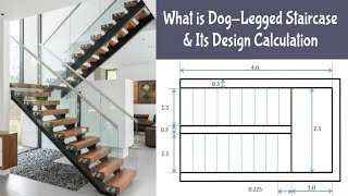 What is Dog Legged Staircase  Types of Staircase  Construction Engineering [upl. by Yelyac666]