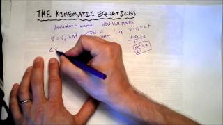 The Kinematic Equations  Key to Memorization  Doc Physics [upl. by Neibart340]