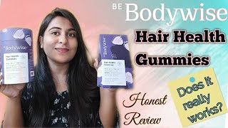 Be Bodywise Hair Health Gummies Review  Honest Review  Biotin For Hair Growth  The Shubhi Tips [upl. by Cheria]