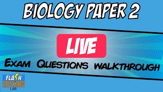 GCSE Biology Paper 2  Print and Practice  Live Session Replay [upl. by Shrier]