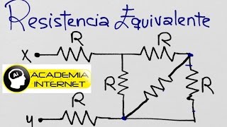 Como calcular la resistencia equivalente para una asociación serie y paralelo [upl. by Navis]