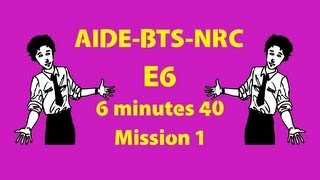 BTS NRC Diaporama E6 Mission 1 [upl. by Rego]