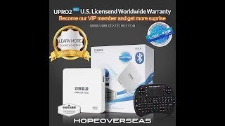 HOPE OVERSEAS 2019 Latest unblock tech Model UBOX PRO2 i950 US Licensed [upl. by Ellingston]