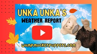 Unka Unkas Weather Report 9242024 Tuesday rainy Pickleball Lemonheads puppet video [upl. by Chubb]