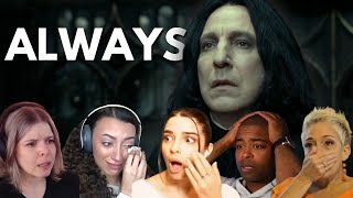 Fans Reaction to SNAPES MEMORIES  Harry Potter and the Deathly Hallows Part 2 Reaction [upl. by Beane]