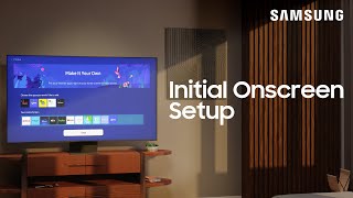 Setting up your TV for the first time using the Smart remote  Samsung US [upl. by Amyas486]