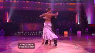 Edyta Śliwińska amp Cody Linley dancing the Foxtrot [upl. by Sllew]