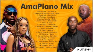 AmaPiano Mix BEST OF AMAPIANO  Mina Nawe  Fatela  Stimela  Abo Mvelo  Sengizwile  Hurshy [upl. by Li]