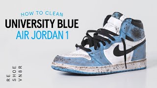 How to Clean Air Jordan 1 University Blue with Reshoevn8r [upl. by Dawn753]