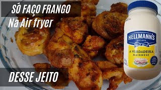 COMO FAZER FRANGO FRITO NA Airfryer frangofrito frangoapassarinho receitafacil [upl. by Lehte331]