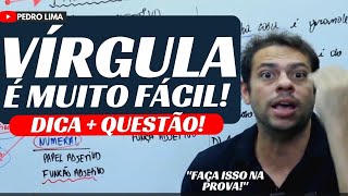 COMO ACERTAR TODAS AS QUESTÕES DE VÍRGULA é muito fácil  Sintaxe com Pedro Lima AULA13 [upl. by East]