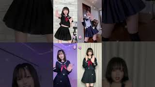 Top Trend TikTok 2024【 High School 女の子の別バージョン 】 dance tiktok shorts ティックトック [upl. by Wendy]