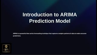 Introduction to ARIMA Prediction Model [upl. by Kahcztiy]