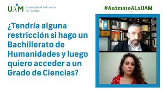 Asómate a la UAM ¿grado de ciencias desde bachillerato de humanidades [upl. by Alford]