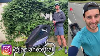 Courir avec ses enfants avec la poussette Cybex Zeno by Puma [upl. by Ellerehc845]