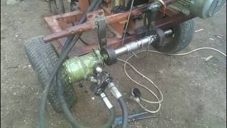 Making wood splitter hydromotor winch Vinci cu hidromotor pentru ridicat butuci [upl. by Auria]