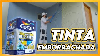 A Melhor Tinta Emborrachada do Mercado  Coral Proteção Sol amp Chuva Pintura Impermeabilizante [upl. by Avie]