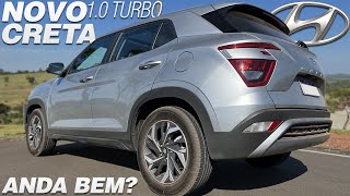 ACELEREI O NOVO CRETA 10 TURBO DE 120CV ANDA BEM QUAL É O CONSUMO [upl. by Atalie746]