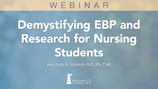 Demystifying EBP and Research for Nursing Students [upl. by Emerej]