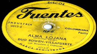 ALMA LOJANA  Duo Bowen Villafuerte [upl. by Rianon]