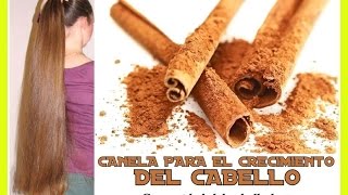 CANELA para el crecimiento del cabello y sus beneficios [upl. by Koloski]