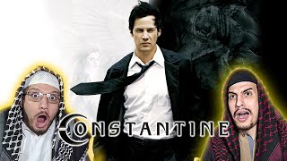 CONSTANTINE 2005  FIRST TIME WATCHING  MOVIE REACTION  Arab Muslim Brothers Reaction [upl. by Daisi901]