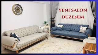 61 SALONUMU YENİLEDİM  YENİ DÜZENİM VE DEKORASYONUM  Mutfakta 3 çeşit yeni tarif  Vlog [upl. by Herahab]