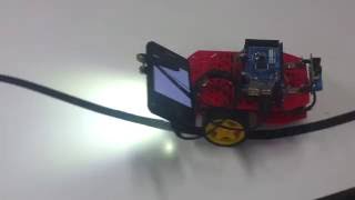 Line follower with Arduino mega ADK OpenCV and Android device [upl. by Inat]